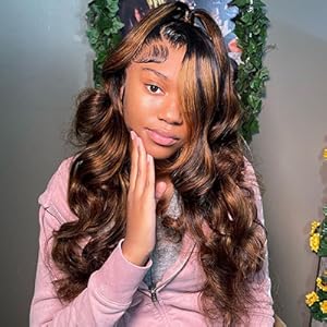 Ombre Lace Front Wig Human Hair