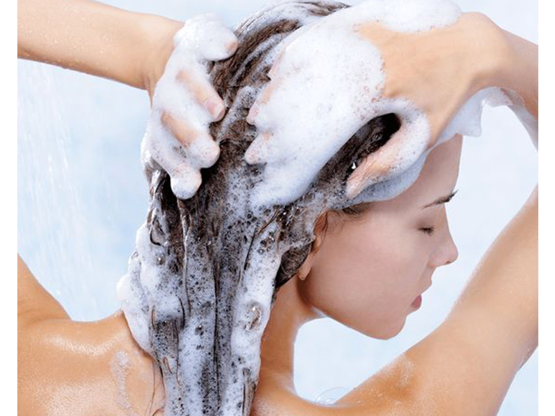 wash hair