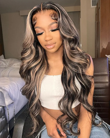 1b27 lace front wig human hair