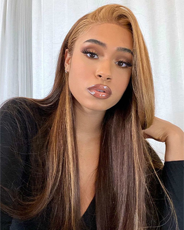 ombre lace front wig human hair