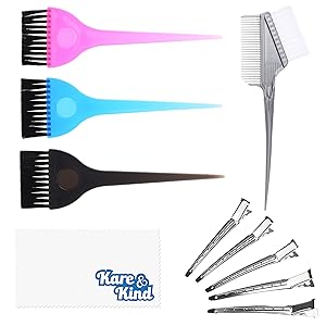 brushes salon artic fox purple rain hairclip applicator