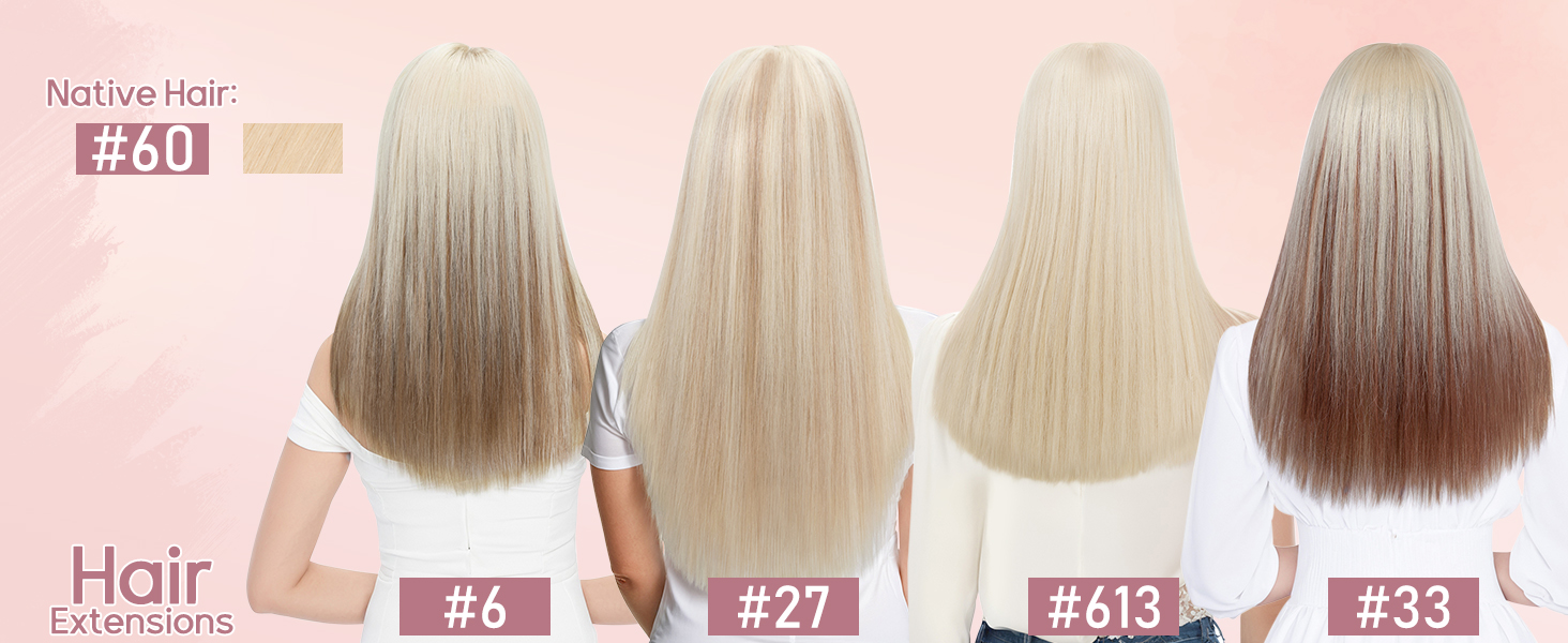 HAIRRO TAPE IN HAIR EXTENSIONS: HUMAN HAIR COMES IN MORE THAN ONE COLOR
