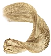 Color: #16/22 Light Blonde Highlighted Golden Blonde