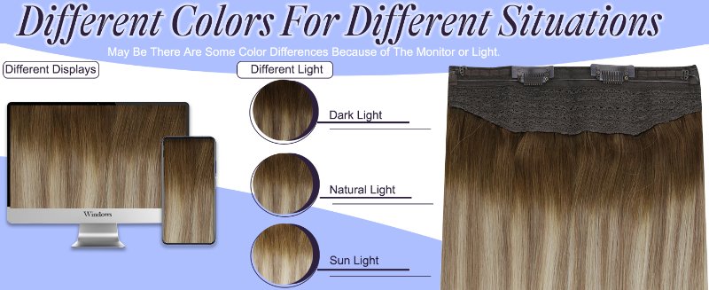 Invisible Wire Hair Extensions Real Human Hair brown Hair Extensions Human Hair Fish Line Clip Ins