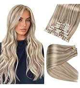 Hair Extensions Real Human Hair Clip ins Blonde