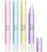 AWCCXMYM 4Pcs Nail Polish Remover Pen Nail Corrector Pen Professional Nail Polish Clean Up Tool f...
