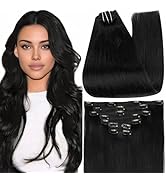 real hair clip in extensions