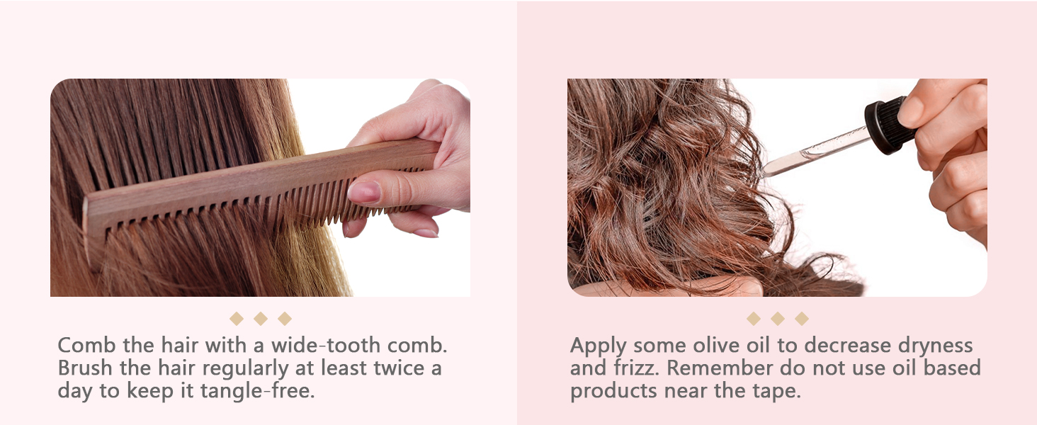 How to Maintain Hairro Tape in hair extensions real human hair