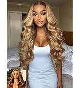 Nadula Honey Blonde Bye Bye Knots Glueless Drawstring Wig Human Hair, 7x5 HD Pre Cut Body Wave La...