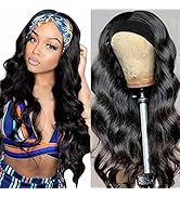 Beauty Forever Headband Wig Human Hair Wigs Body Wave Glueless Human Hair Wig With Pre-attached S...