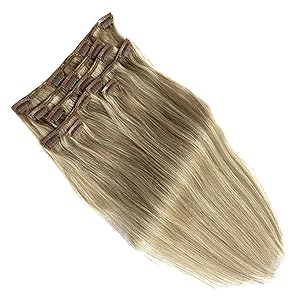 extensiones de cabello natural clip in human hair real extensions for white women 