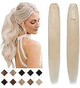 SEGO Claw Clip Ponytail Extension Human Hair 14