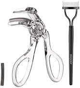 docolor Eyelash Curler with Eyelash Comb, Lash Curler with Silicone Refill Pads Suitable for all ...