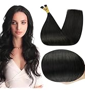 black hair extensions real human hair itip hair extensions human hair soft natural remy human hair