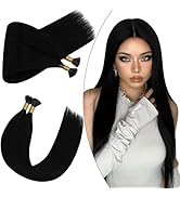 Ugeat 24 Inch I Tip Hair Extensions Human Hair for Black Women Itip Hair Extensions Real Human Ha...