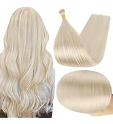 light blonde hair extensions human hair i tip hair extensions real human hair for wedding party