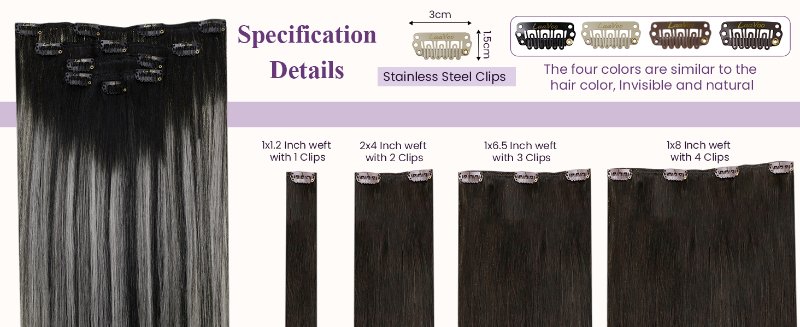 clip in hair extensions