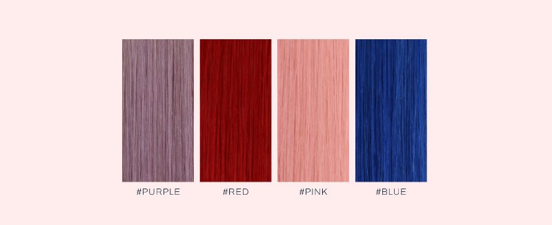 red hair extensions