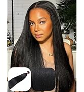 Julia Hair 12A Yaki Straight Human Hair 1 Bundles 16 Inch Unprocessed Virgin Real Human Hair Weav...