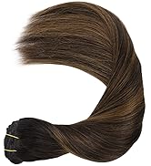 #2/6/2 Balayage Dark Brown to Chestnut Brown