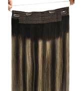 DOORES Hair Extensions Wire Human Hair Natural Black to Light Blonde 12 Inch 70g Natural Hair Ext...