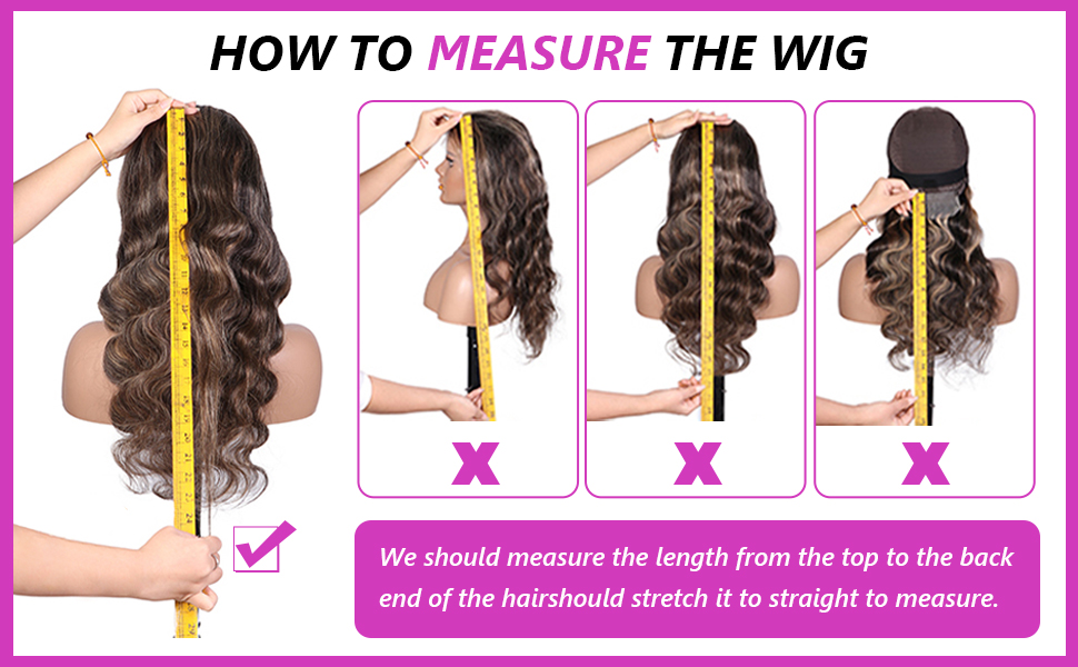 How to measure the wig