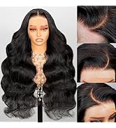 NAYUMI 13X4 Wear and Go Glueless Wigs Human Hair Pre Plucked Pre Cut 230% Density Bleached Knots ...