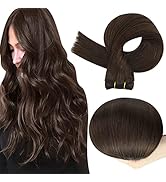 dark brown human hair extensions for women 