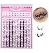 Yawamica Manga Lash Clusters DIY Eyelash Extensions Fairy Eyelash Clusters C Curl Spiky Anime Las...