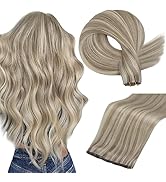 ash blonde hair extensions real human hair