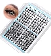 Yawamica Eyelash Clusters Wispy Lash Extension Russian Volume Lash Clusters D Curl Individual Las...