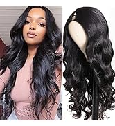 Dosacia Body Wave V Part Wigs Human Hair Lace Front Wigs Brazilian Virgin Human Hair Wigs For Bla...