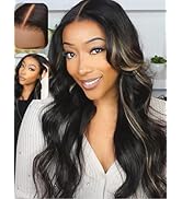 UNICE Bye Bye Knots Glueless Wig Body Wave 7x5 Pre Cut Lace Front Wigs Human Hair Bleached Knots ...