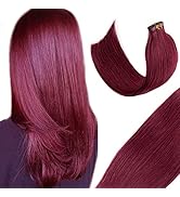Tape in Hair Extensions Human Hair 20 Pieces Double Sided Adhesive Tape in Hair Skin Weft Invisib...