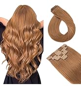 Hairro Clip in Hair Extensions 100% Real Human Hair, 8 Inch 8pcs 18 Clips Short Thin Straight Cli...