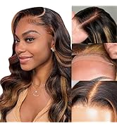 NAYUMI 6X5 Honey Blonde Lace Front Wig Human Hair 220% Density Closure Wigs Human Hair Balayage F...