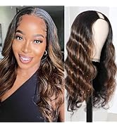Dosacia V Part Wigs Human Hair Body Wave Brazilian Virgin Human Hair Wigs Glueless Full Head Clip...