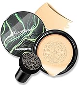 AWCCXMYM CC Cream Cushion Foundation Full Coverage Foundation Matte Moisturizing Concealer BB Cre...