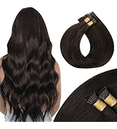 MAXITA I Tip Hair Extensions Human Hair,50g/50s Dark Brown 18 InchItip Human Hair Extensions Comf...