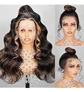 NAYUMI Full 360 Lace Front Wigs Human Hair Balayage FB30 Highlight Ombre Lace Front human hair Wi...