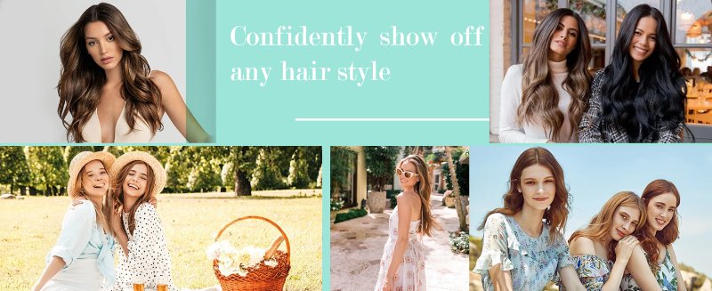 clip in hair extensions real human hair, extensiones de cabello humano, clip on hair extensions