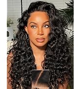 Julia Hair 12A Bye Bye Knots Glueless Wig Water Wave 7x5 Pre Cut HD Lace Closure Wigs Human Hair ...