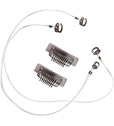 Full Shine Dark Brown Stickable Clips for Wire Hair Extensions with 2 Invisible Fishing Line Elas...