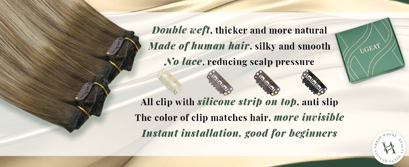 clip on extensions human hair