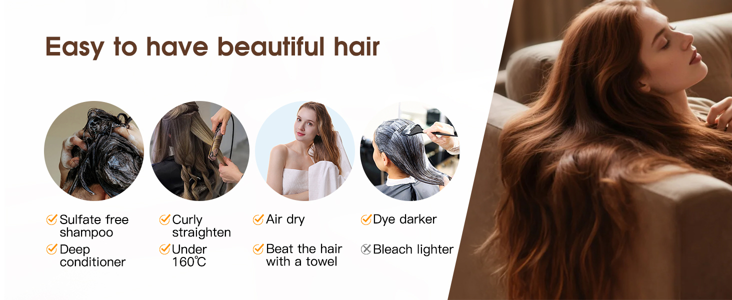 VINBAO CLIP IN HAIR EXTENSIONS