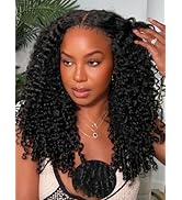 Julia Hair 7x5 Lace Water Curly Texture Wig With Finger Coil Ends Glueless Wigs Human Hair Put On...