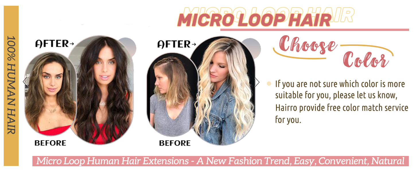 Micro Loop Hair Extensions