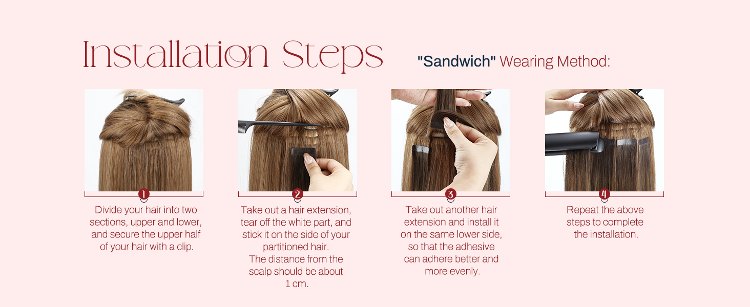 tape in hair extensions human hair