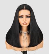 Megalook hair Glueless Wigs Human Hair 6x5 Ready to Go Closure Wig Human Hair 12A Salon-Quality P...