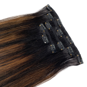 clip in hair extensions real human hair remy clip ins extension black brown